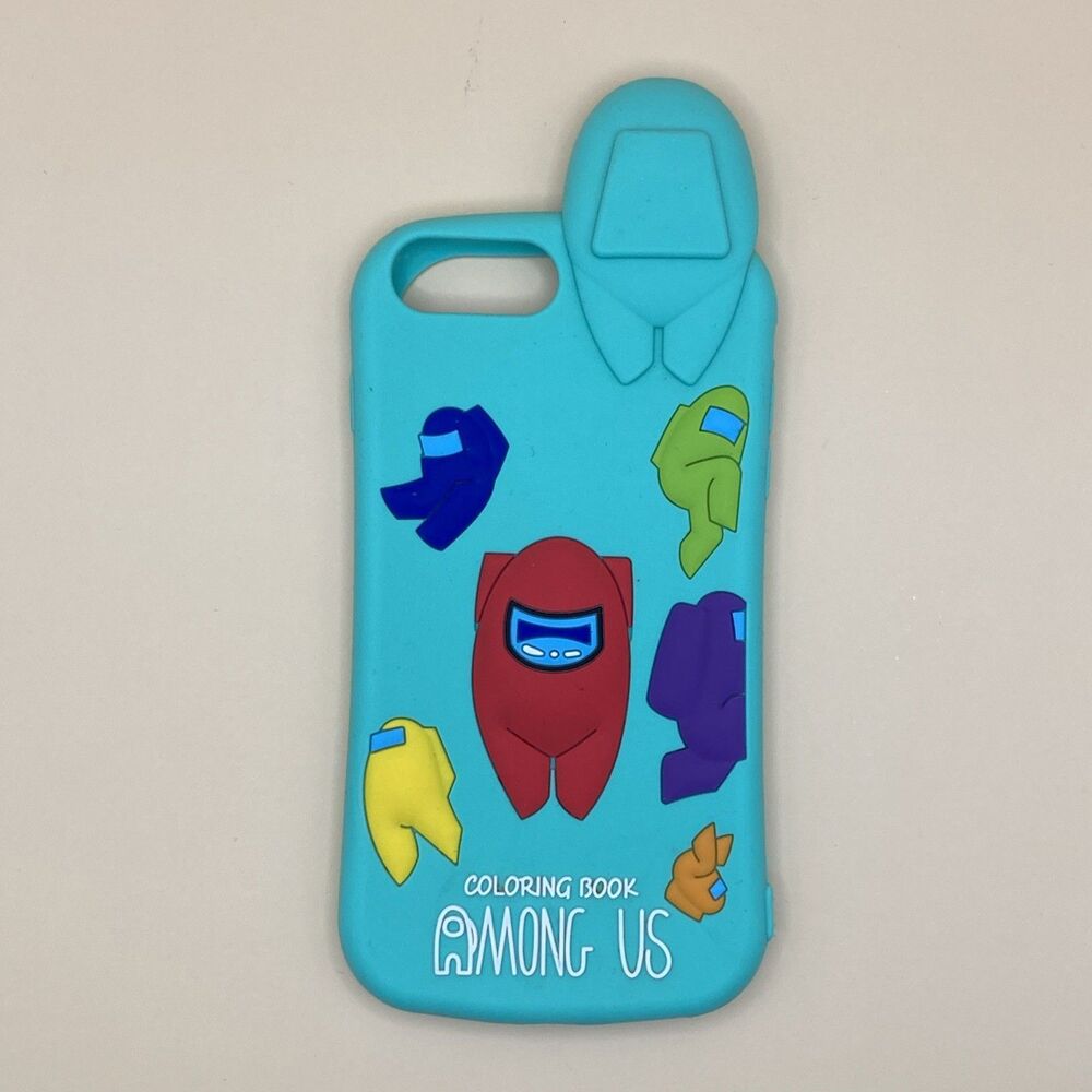 Among Us Cartoon Character iPhone Phone Case Cover for Apple 6p/7p/8p